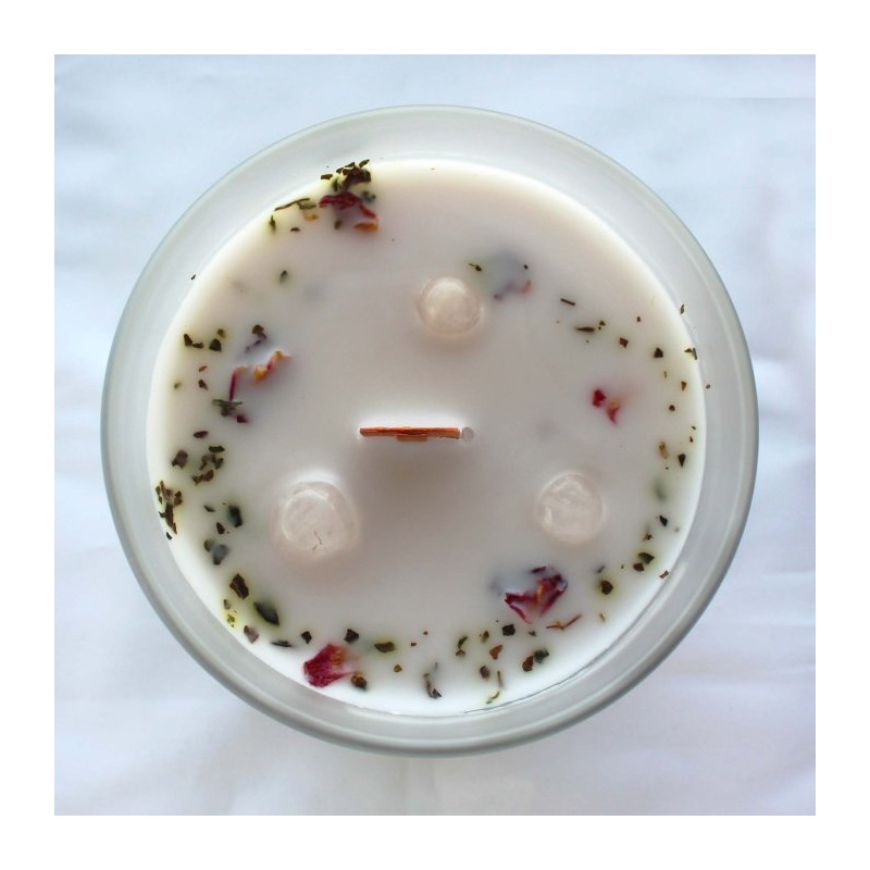 Bougie Amour - Quartz Rose & Rose - 256g Green Tree Candle