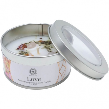 Bougie Amour - Quartz Rose & Rose - 70g Green Tree Candle - Green Tree Candle