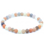 Bracelet Pierre de Lune Multicolore - 6mm