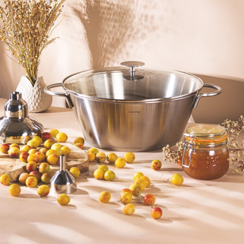 Bassine à confiture Cristel en inox