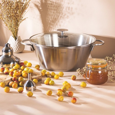 Bassine à confiture Cristel en inox