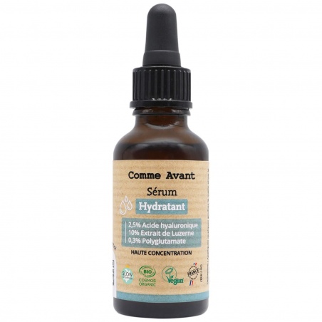 Sérum visage hydratant bio et naturel Comme Avant - Comme Avant