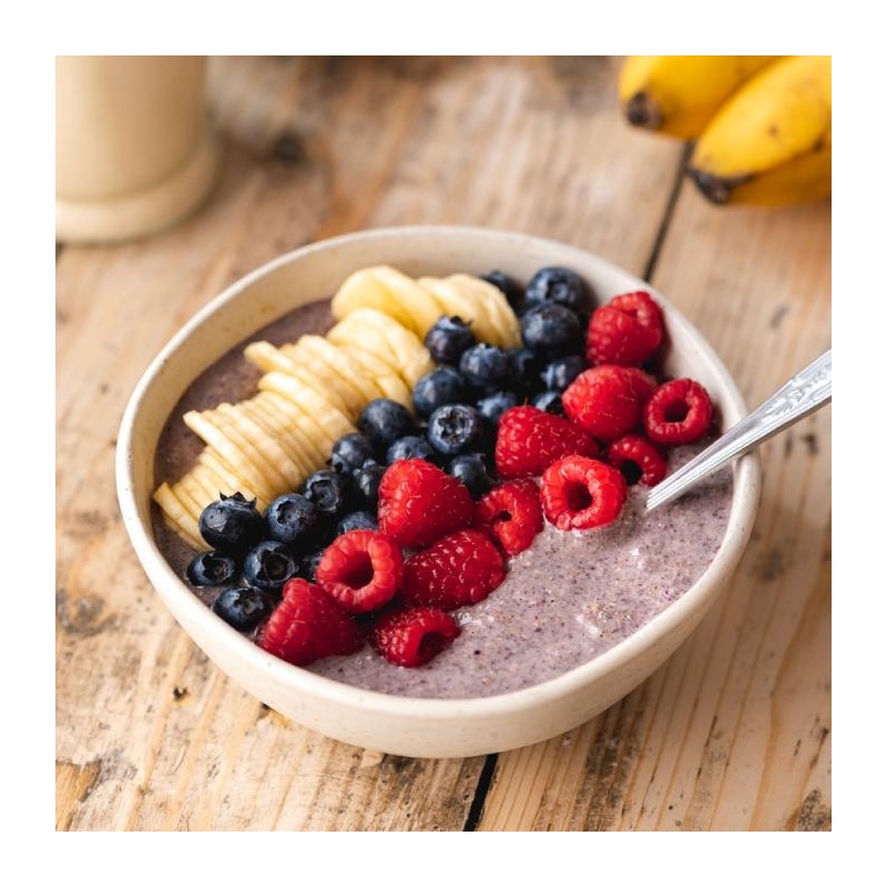Porridge bio Éveil du Bouddha - Açaï, Banane et Fraise Iswari