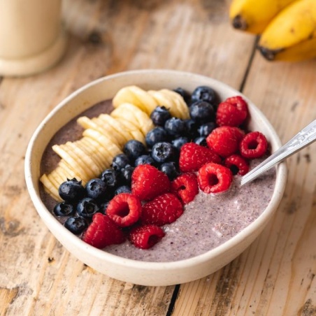 Porridge bio Éveil du Bouddha - Açaï, Banane et Fraise Iswari