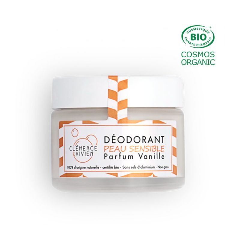 Déodorant Peau Sensible Vanille Clémence et Vivien