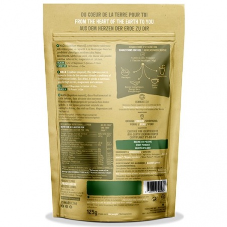 Super aliment Maca en poudre bio Iswari