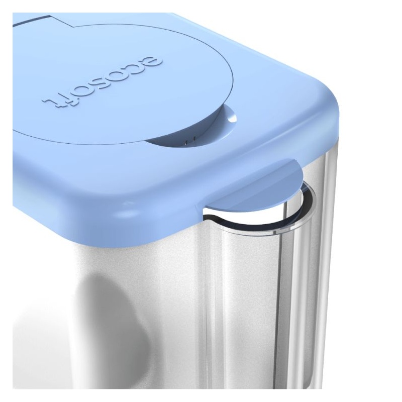 Carafe filtrante Slim 3,5L - bleu Ecosoft