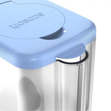 Carafe filtrante Slim 3,5L - bleu Ecosoft