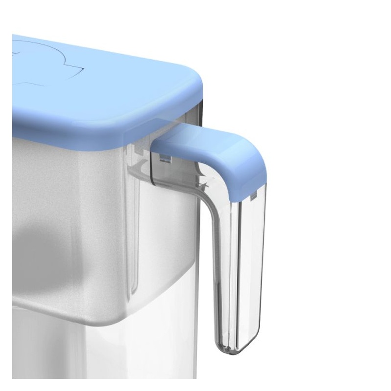 Carafe filtrante Slim 3,5L - bleu Ecosoft