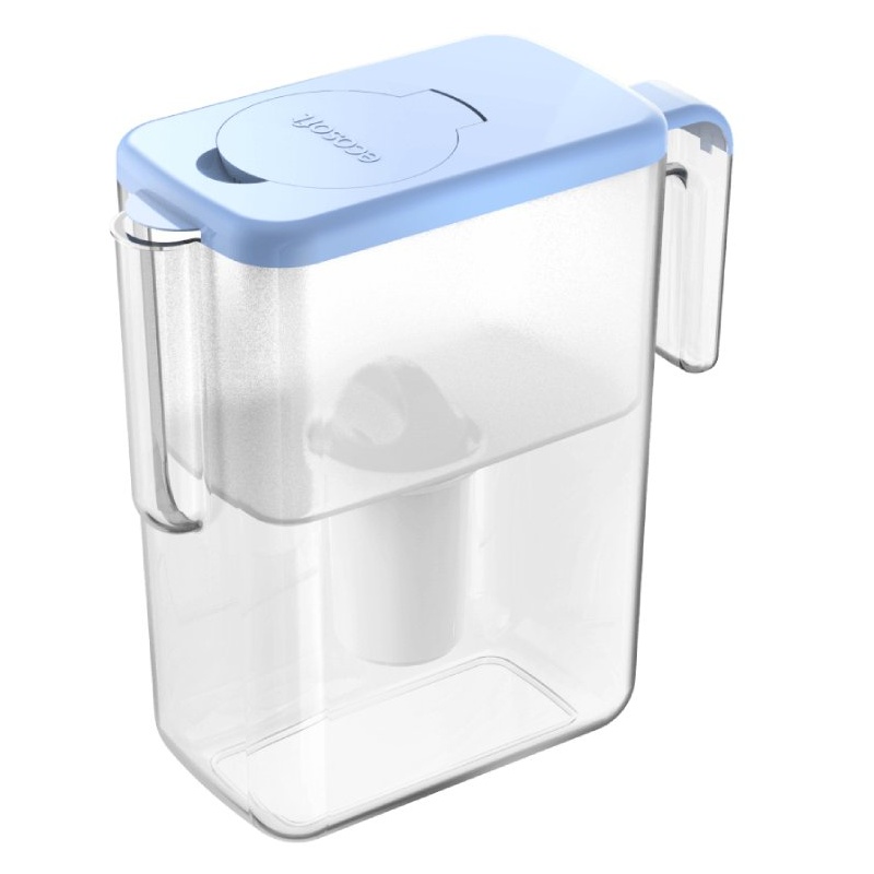 Carafe filtrante Slim 3,5L - bleu Ecosoft