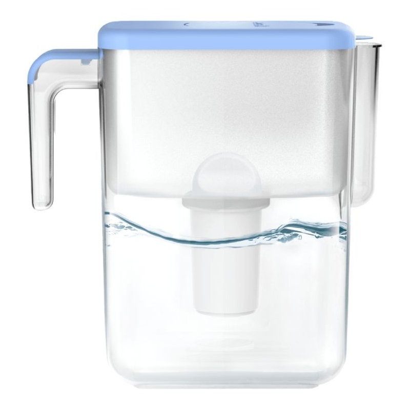 Carafe filtrante Ecosoft Slim bleu 