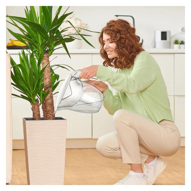 Carafe filtrante Nemo 3L - blanc Ecosoft