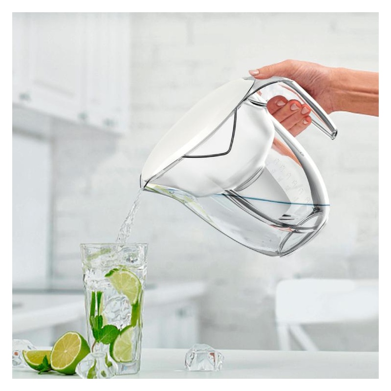 Carafe à eau filtrante Nemo 3L - blanc Ecosoft