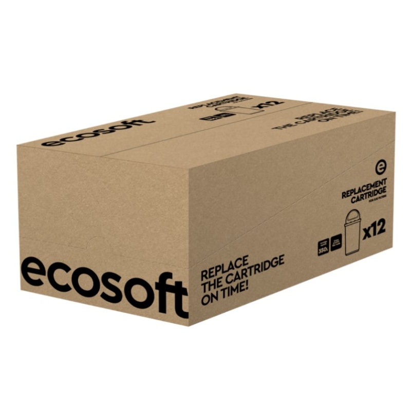 Lot de 12 filtres de remplacement ECOMIX pour carafe Ecosoft