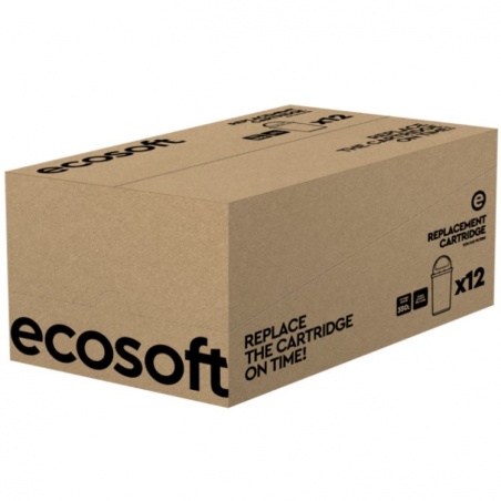 Lot de 12 filtres de remplacement ECOMIX pour carafe Ecosoft