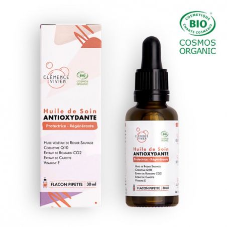 Huile de soin bio Antioxydante - 30 ml - Clémence & Vivien