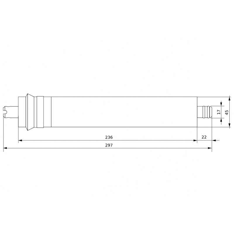Dimensions Membrane 75 GPD Ecosoft