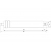 Dimensions Membrane 75 GPD Ecosoft