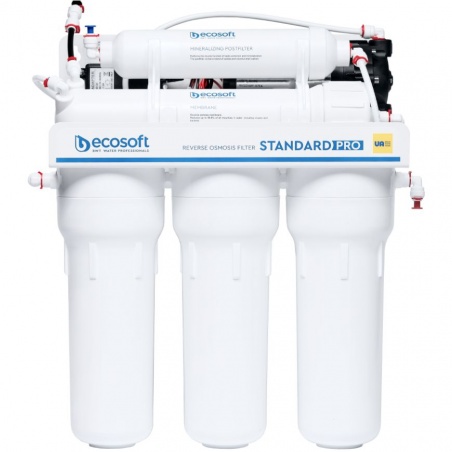 Osmoseur STANDARD PRO avec pompe et minéralisation Ecosoft