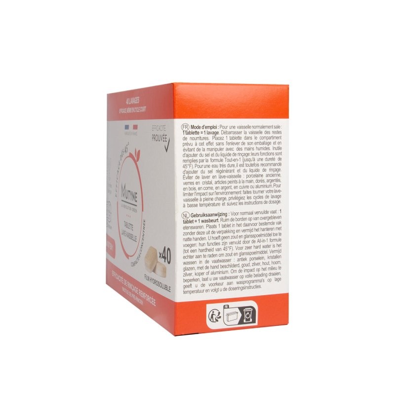 Tablettes lave-vaisselle Tout-en-1 - x40 Mutyne