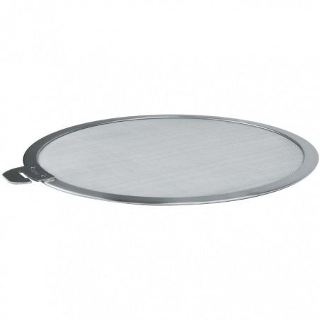 Couvercle anti-projection inox à poignée amovible Cristel - Cristel