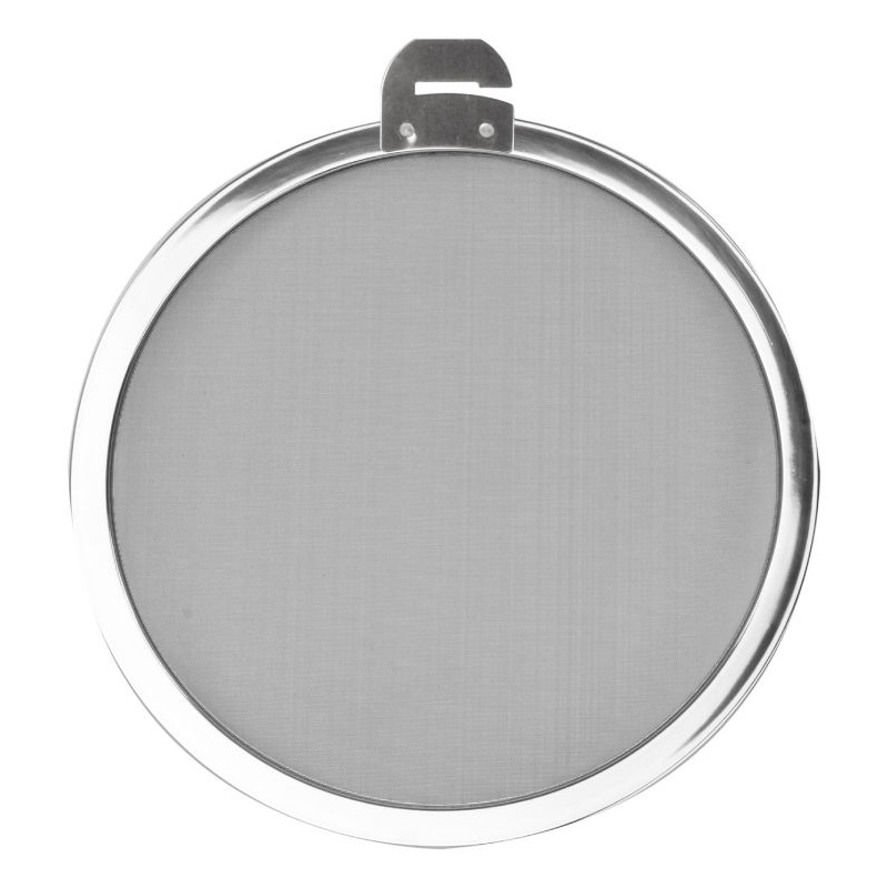 Couvercle anti-projection 33 cm en inox à poignée amovible Cristel