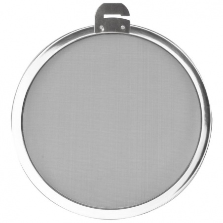 Couvercle anti-projection 33 cm en inox à poignée amovible Cristel