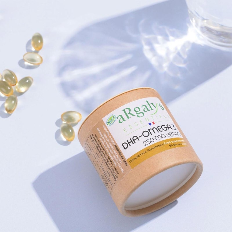 Oméga 3 DHA Vegan - 60 gélules Argalys