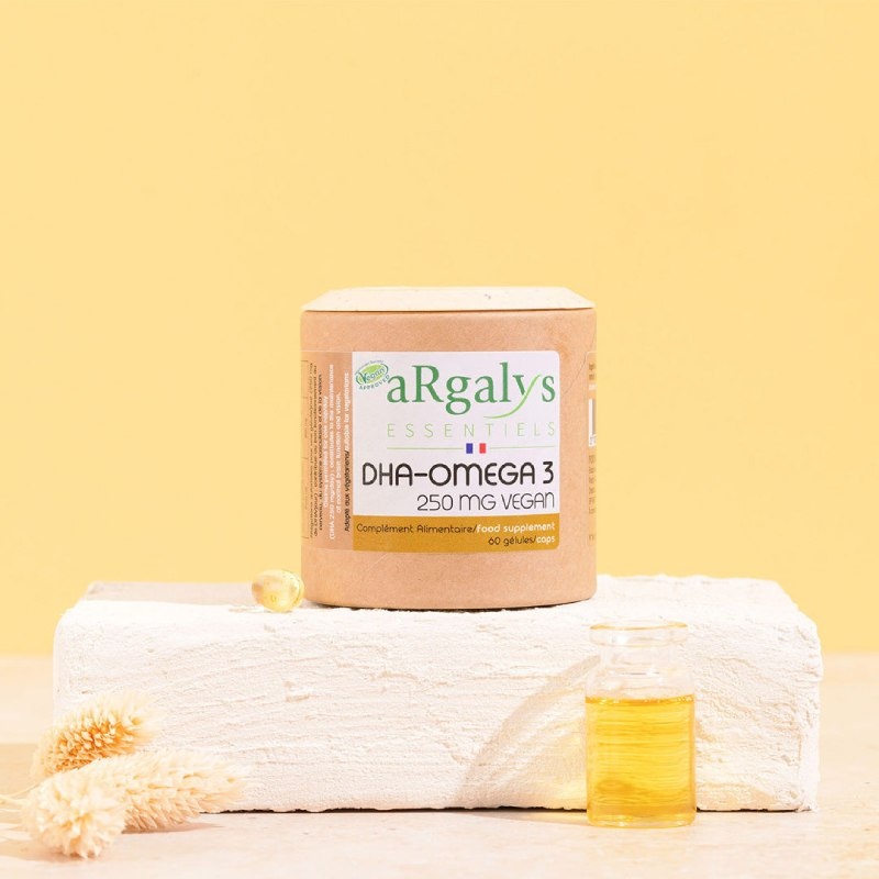 Oméga 3 DHA Vegan - 60 gélules Argalys