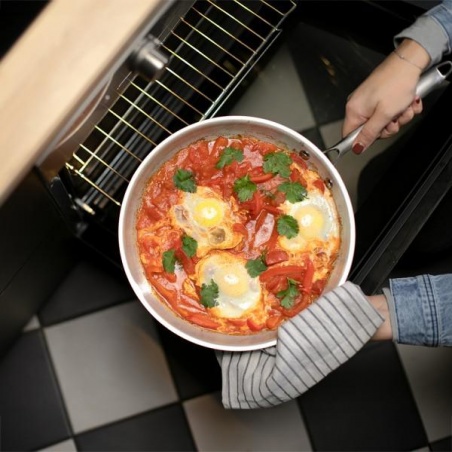 Poêle inox fabriquée en France Brigade 20 cm Livoo