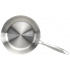 Poêle inox Brigade 24 cm sans revêtement Livoo
