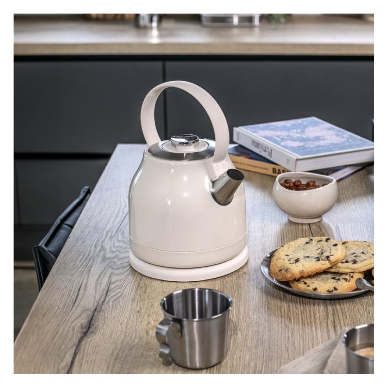 Bouilloire rétro 1,5L électrique 2200W en inox Livoo