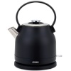 Bouilloire rétro 1,5L électrique 2200W en inox - Noir Livoo