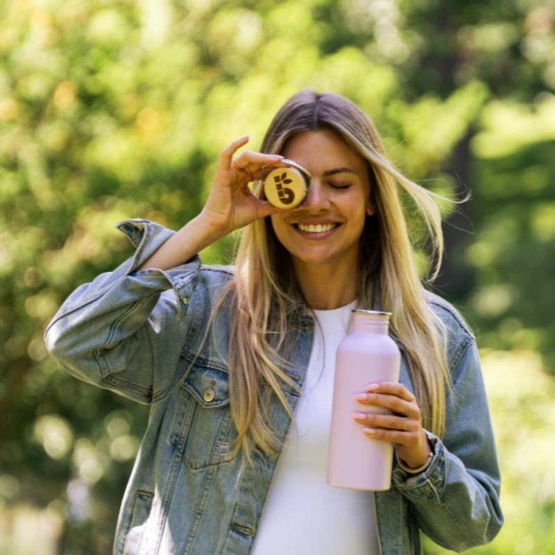 Bouteille isotherme en inox 750 ml Lilas Bambaw