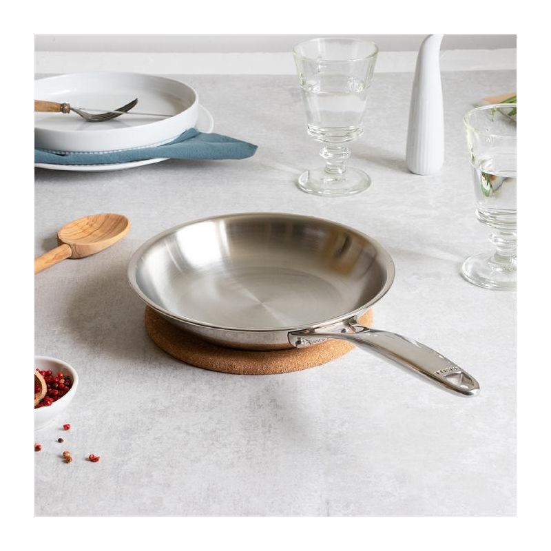 Poêle inox Castel'Pro poignée fixe CRISTEL P26CPFT