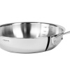 Sauteuse inox Castel'Pro 24 cm poignée fixe Cristel