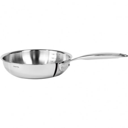 Poêle sautoir inox Cristel Castel'Pro 28 cm - Cristel