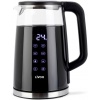 Bouilloire digitale à température réglable 1,7L électrique 2200W en verre et inox Livoo