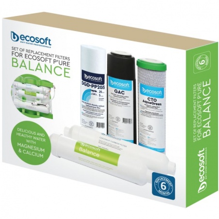 Lot de 5 filtres de remplacement PURE Balance Ecosoft - Ecosoft