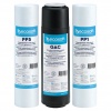 Lot de 3 filtres (PP5 / GAC / PP1) pour osmoseur Ecosoft