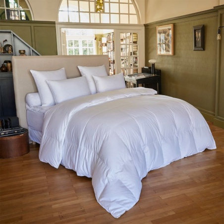 Couette tempérée Népal Jumelable 140 x 200 cm 80% duvet Canard Drouault - Drouault