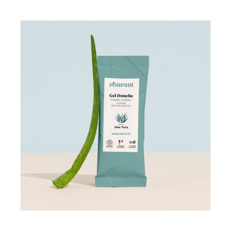 Gel douche poudre à reconstituer - Aloe Vera Pimpant