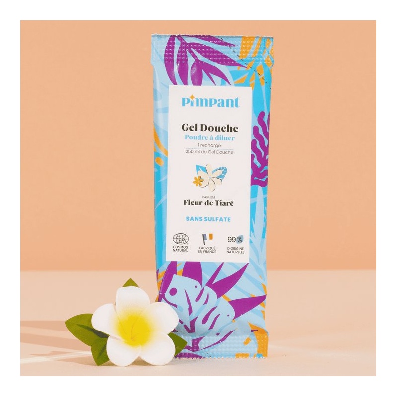 Gel douche poudre à reconstituer - Fleur de Tiaré Pimpant