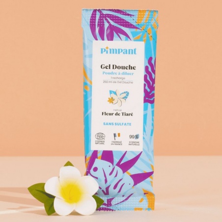 Gel douche poudre à reconstituer - Fleur de Tiaré Pimpant - Pimpant