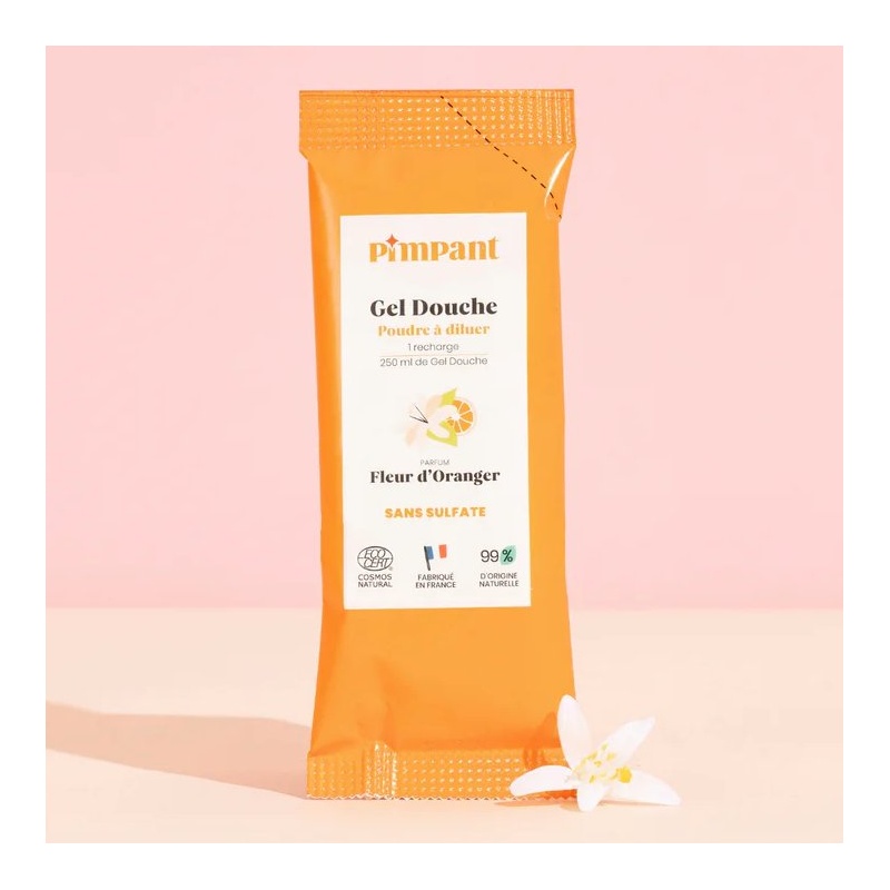 Gel douche poudre à reconstituer - Fleur d'Oranger Pimpant
