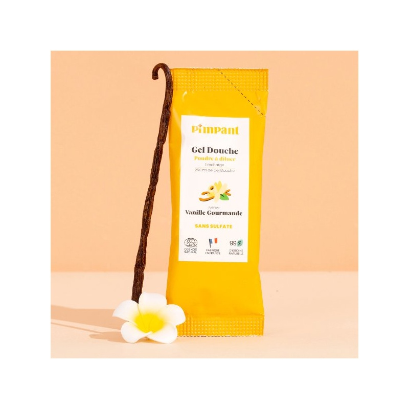 Gel douche poudre à reconstituer - Vanille Gourmande Pimpant