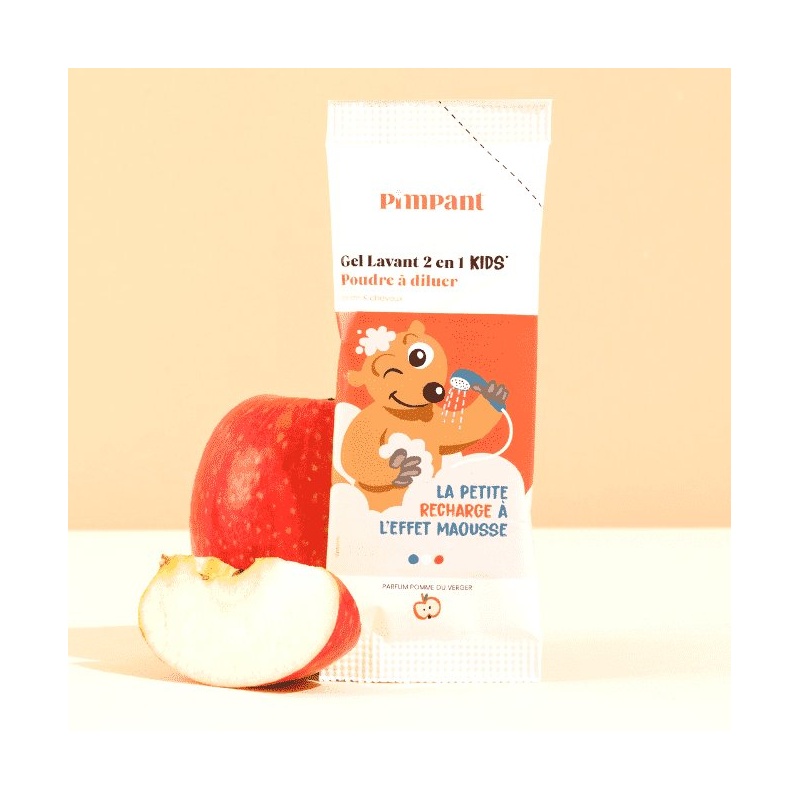 Gel lavant Kids 2-en-1 à reconstituer - Pomme Pimpant