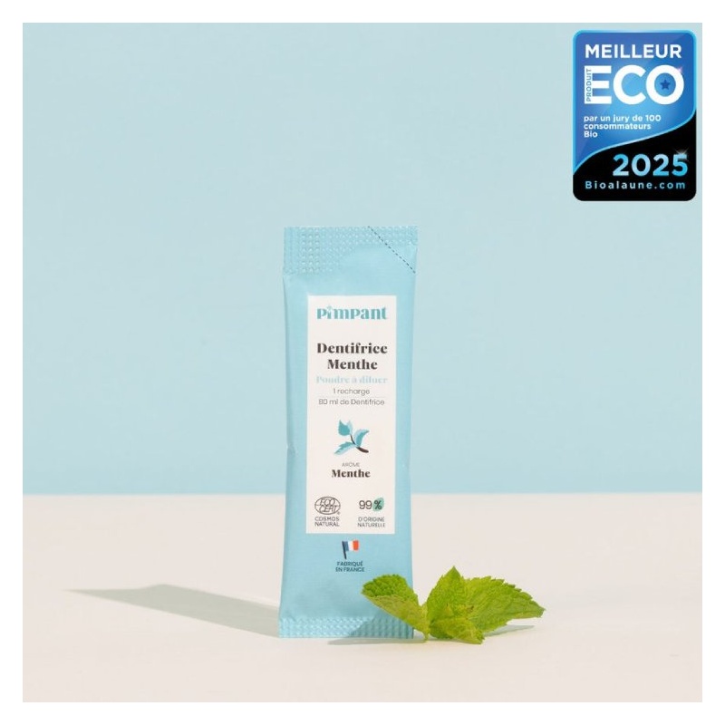 Recharge Dentifrice menthe à dissoudre Pimpant