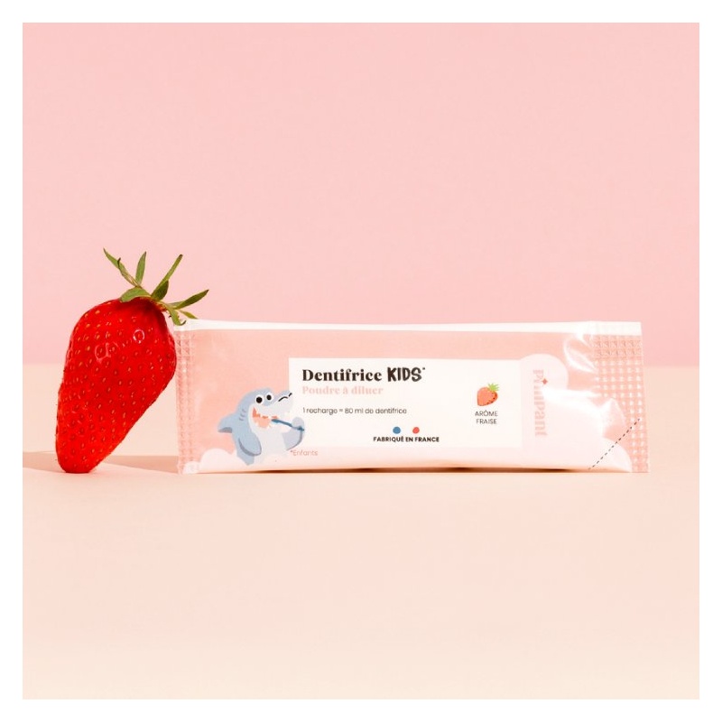Recharge Dentifrice enfant fraise à dissoudre Pimpant