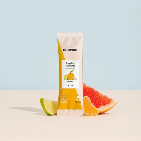 Recharge Liquide Vaisselle en poudre à reconstituer - Agrumes Pimpant